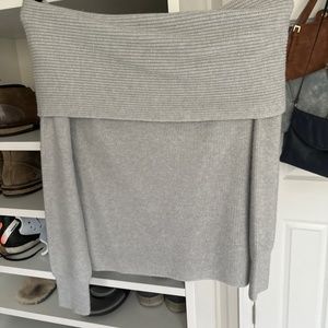 Off the shoulder sweater